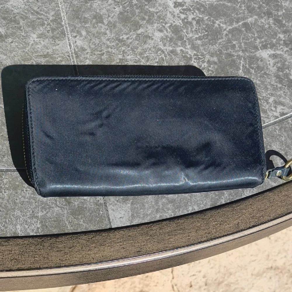 Coach Black Wallet with Gold Accents - Picture 2 of 3